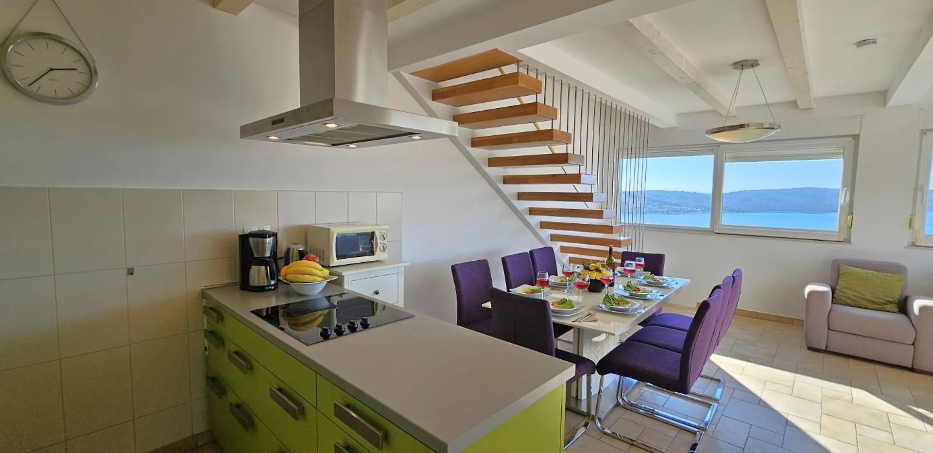 4-Star Penthouse With Wonderful Sea View - Apt Stella Sunshine Trogir 0*,  Kroatien